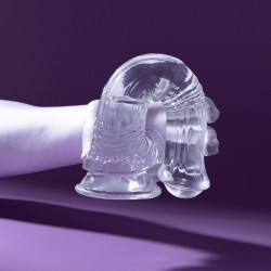 ClearlyHorny Gode Horse Transparent Whispy L 17 x 5cm